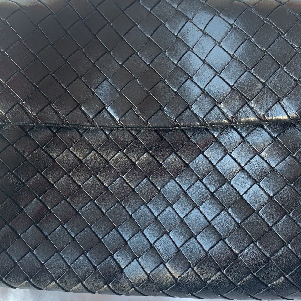 BOTTEGA VENETA Nappa Intrecciato Cosmetic Case Nero Black - Picture 9 of 16